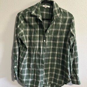 Madewell  boyfriend fit flannel